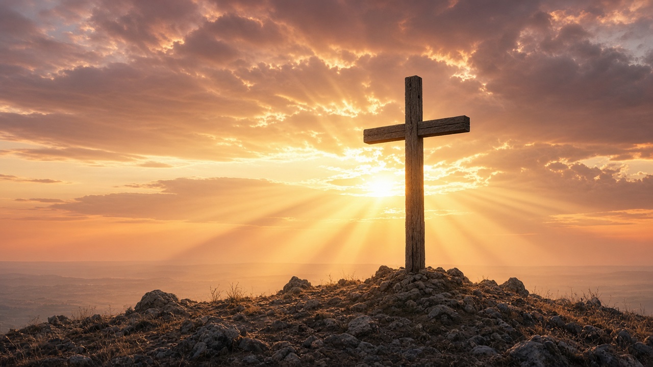 La Cruz de Cristo en el Calvario