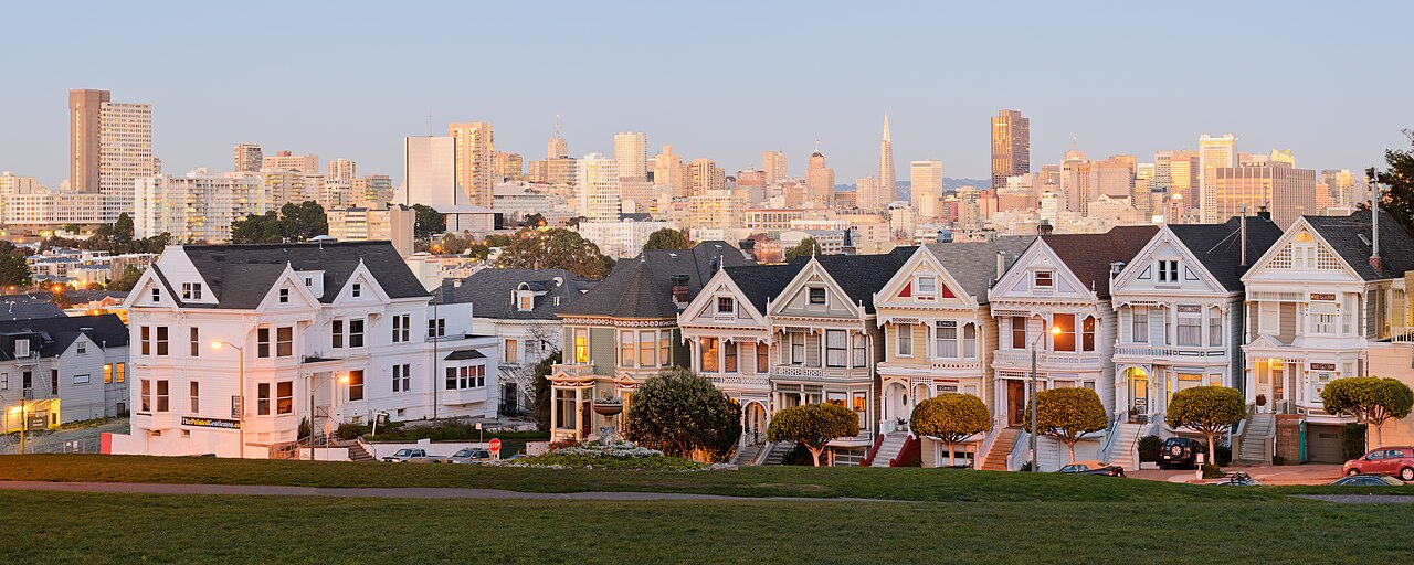 Vecindario Western Addition y Alamo Square cerca de 1280 Webster St., San Francisco, CA 94115